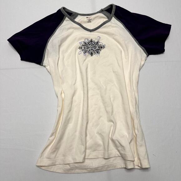 SJB Active By John Bay Size Small Vintage Baby Tee 95% Cotton Comfortable Fit - Picture 3 of 4